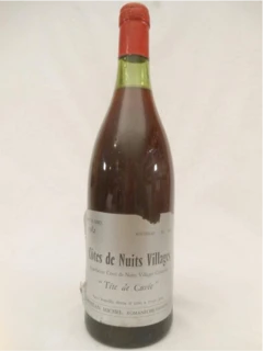photo 1982 Côte de Nuits Villages Christian Michel Tête de Cuvée Étiquette Abîmée) Rouge Bourgogne