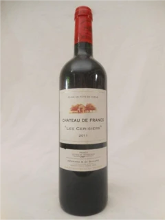 photo 2011 Côtes de Francs Château de Francs les Cerisiers Fût de Chêne) Rouge Bordeaux