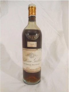 photo 1929 Sauternes Château Grillon Sec Blanc Bordeaux