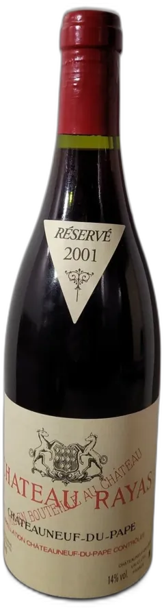 photo Château Rayas Chateauneuf du Pape Réserve Rouge 2001