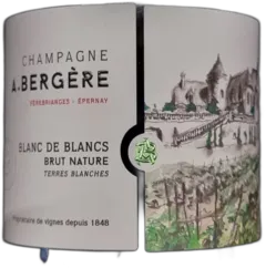photo Champagne Brut Nature Terres Blanches Blanc de Blancs a Bergère