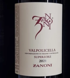 photo Italie Valpolicella 2021 Rouge Zanoni