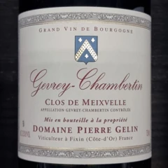 photo Gevrey-Chambertin 2020 Rouge Clos de Meixvelle Pierre Gelin