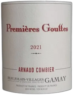 photo du vin Beaujolais-Villages 2021 Rouge Premières Gouttes Arnaud Combier