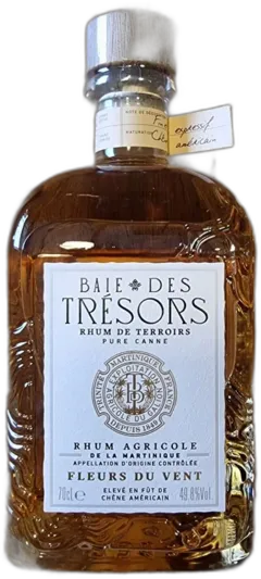 photo Rhum Agricole Martinique Fleurs du Vent Baie des Trésors