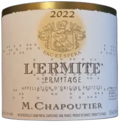 photo Bio Ermitage 2022 Rouge l’Ermite m Chapoutier