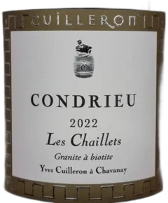 photo Condrieu 2023 Blanc les Chaillets Cuilleron
