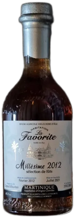 photo Rhum Agricole Martinique 2012 la Favorite