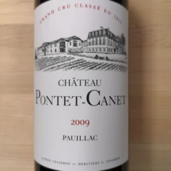 photo Pauillac Grand Cru Classé 2009 Rouge Château Pontet-Canet