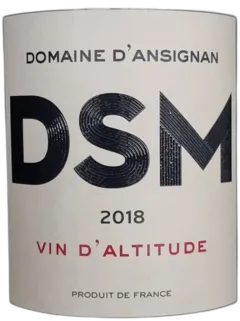 photo Côtes-du-Roussillon-Villages 2018 Rouge Dsm Vin d'Altitude - Domaine d'Ansignan
