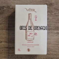photo Bio Igp Ardèche Rosé Gris de Grenache Vigier Bib