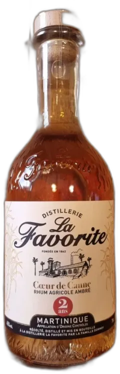 photo Rhum Agricole Martinique 2 Ans Cœur de Canne la Favorite