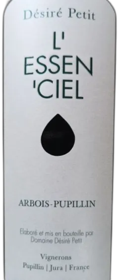photo Bio Arbois-Pupillin 2022 Blanc Savagnin Essenciel Désiré Petit