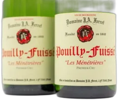 photo J.a Ferret Pouilly-Fuissé 1er Cru les Ménétrières 2022