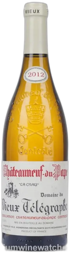 photo 2012 Chateauneuf du Pape Blanc Vieux Telegraphe la Crau