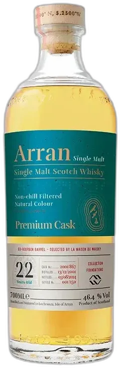 photo Arran 22 Ans 2001 Bourbon Barrel Foundations Single Malt Scotch Whisky