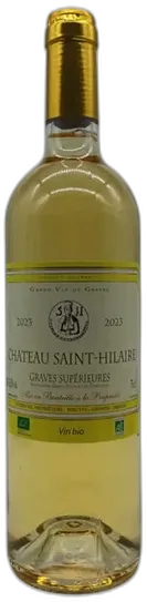 photo du vin Château Saint-Hilaire Aop Graves Supérieures