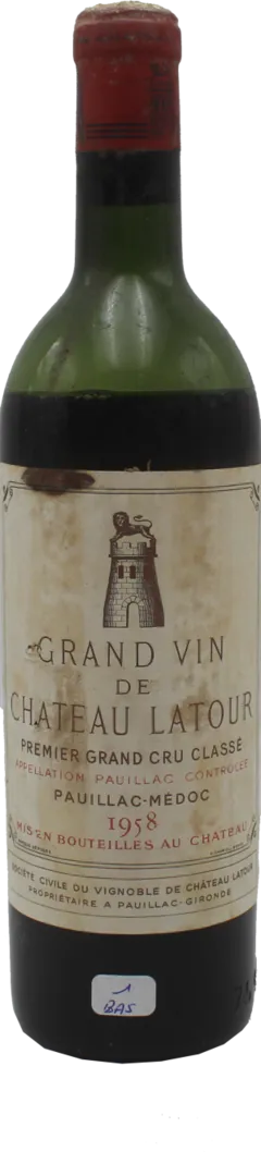 photo Château Latour Bas 1958