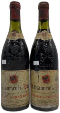 photo Châteauneuf-du-Pape Rouge Château Mont Redon 1983