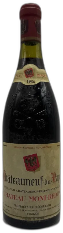 photo Châteauneuf-du-Pape Rouge Château Mont Redon 1986