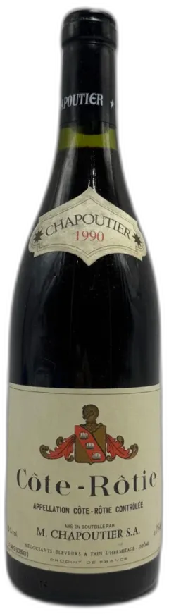 photo Côte Rôtie Chapoutier 1990