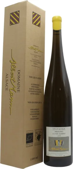 photo Riesling Cuvée Albert Domaine Albert Mann 2019
