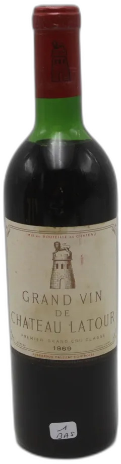 photo Château Latour Bas 1969