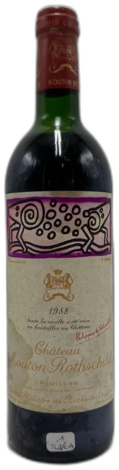 photo Château Mouton Rothschild Tlb ca 1988