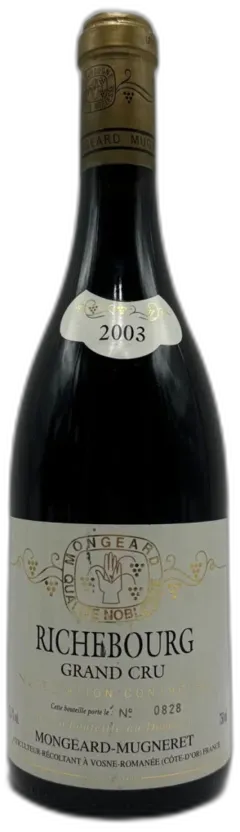 photo Richebourg Domaine Mongeard-Mugneret 2003