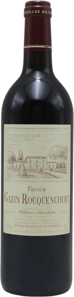 photo Château Gazin Rocquencourt 2001
