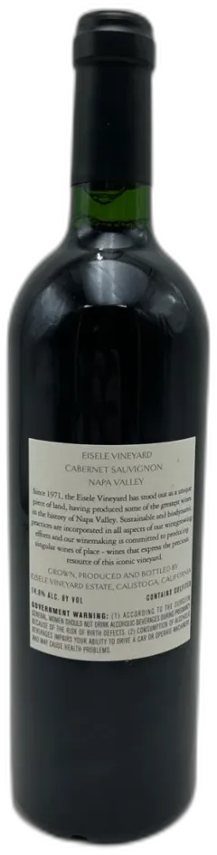 photo Cabernet Sauvignon Eisele Vineyard 2016
