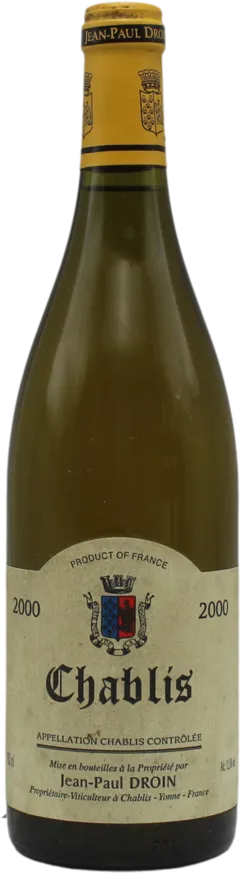 photo Chablis Domaine Jean-Paul & Benoît Droin 2000