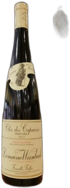 photo du vin Weinbach Pinot Gris Clos des Capucins 2023