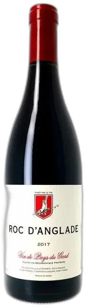 vue du vin Roc d’Anglade Vdp du Gard Rouge 2023