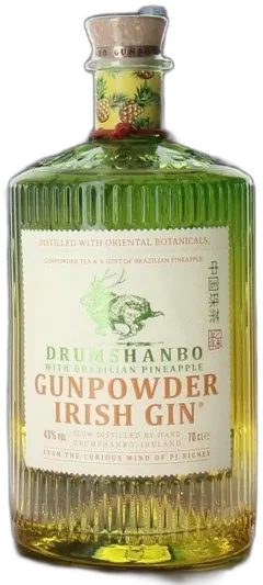 illustration du vin Gin Gunpowder Ananas du Brésil Drumshanbo