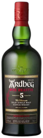 photo Whisky Ardbeg Wee Beastie Single Malt Tourbé