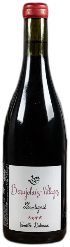 vue du vin Beaujolais-Villages Lantignié 2023 Famille Dutraive