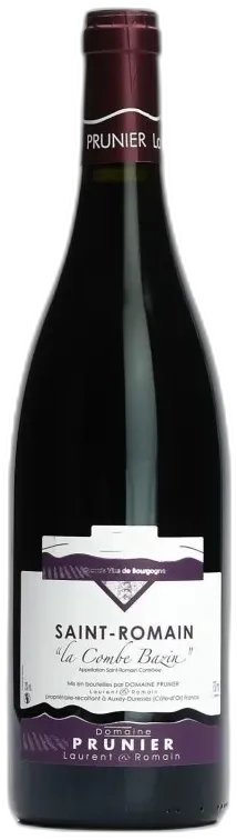 image du vin Saint Romain la Combe Bazin Prunier