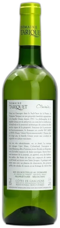 photo du vin Classic Sec Domaine Tariquet