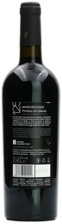 photo Primitivo Salento Feudi Salentini