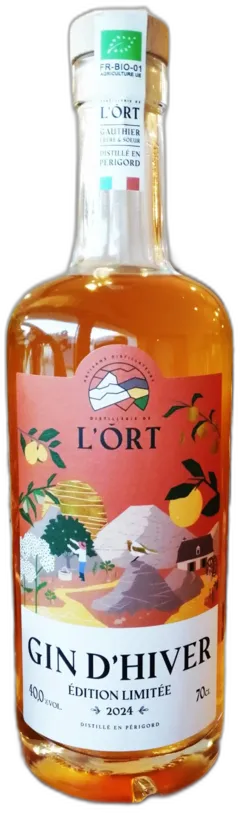 photos du vin Distillerie de l'Ort - Gin d'Hiver