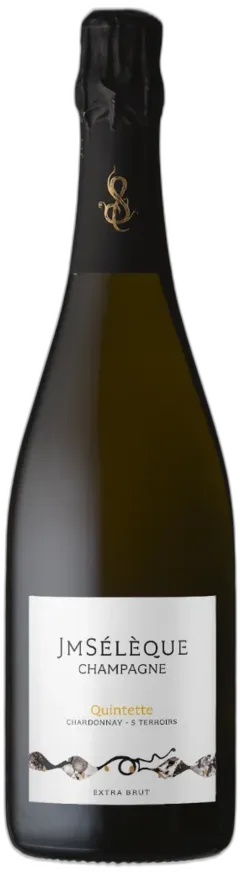 photo Aoc Champagne Quintette Blanc Chardonnay 5 Terroirs Extra-Brut Domaine jm Sélèque