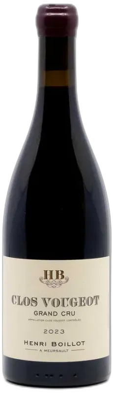 vue du vin Boillot Henri Clos Vougeot Grand Cru 2023