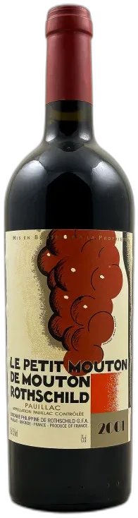 photo du vin Petit Mouton Pauillac 2001