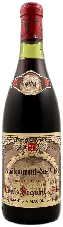 photo Louis Seguin & Fils Chateauneuf du Pape 1964