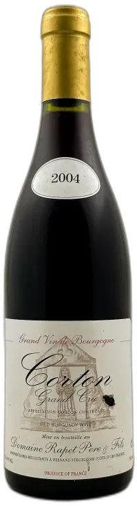 illustration du vin Rapet Corton 2004
