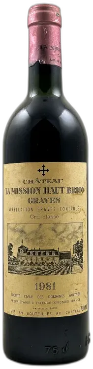 photo Mission Haut Brion Pessac Léognan 1981