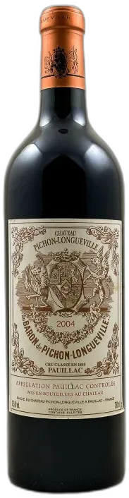 photo Baron Pichon Longueville Pauillac 2004