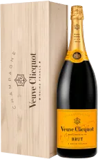 photo Jéroboam Champagne Veuve Clicquot Brut Carte Jaune Bois