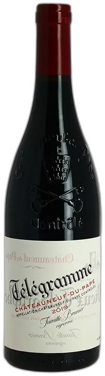 photo du vin Châteauneuf-du-Pape Télégramme Vignobles Brunier